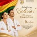 Salutación por los 201 años de la Independencia de Bolivia